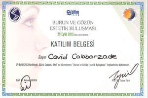 Burun ve Gözün Estetik Buluşması — Sapanca, 29 Eylül 2013