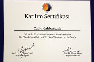 Yüz Plastik Cerrahi Derneği 8. Ulusal Toplantısı — 5–7 Aralık 2014